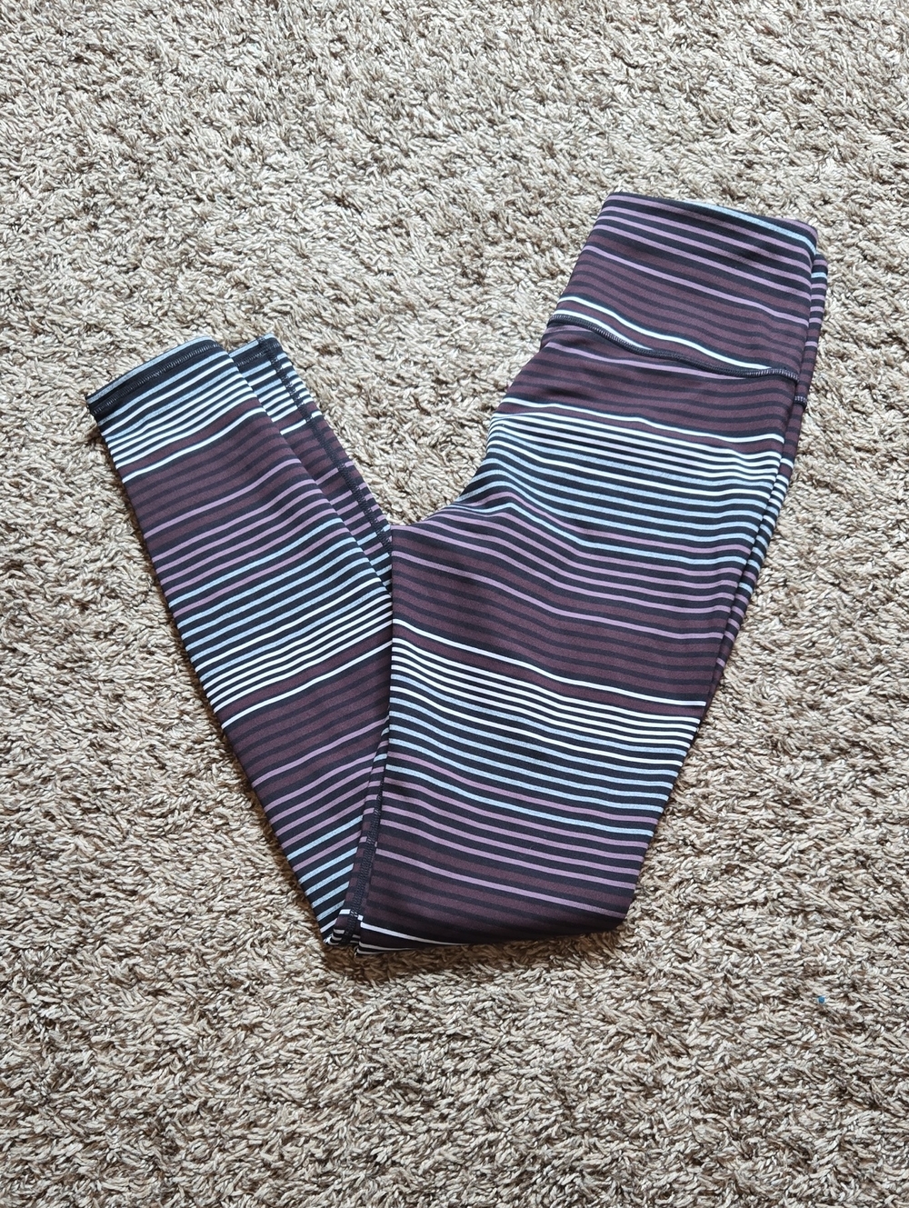 Athleta XS Striped Leggings Pants